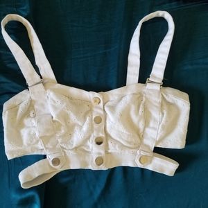 Love & Lemon Denim Crop Top Skivvies